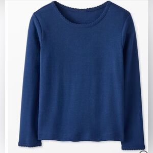 Hanna Andersson Navy Long Sleeve Shirt